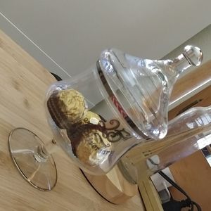 25th Wedding anniversary Keepsake glass